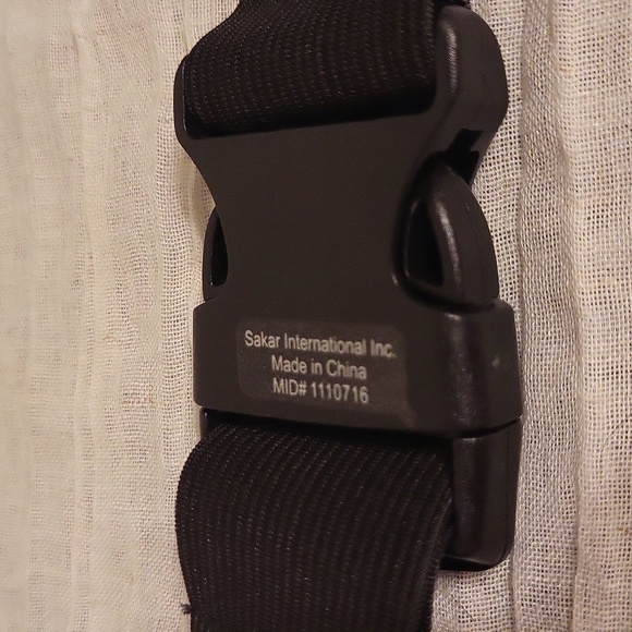 Sports belt for running or traveling grey and black - Picture 6 of 9